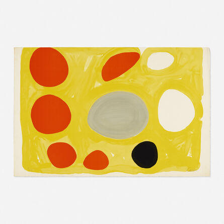 Alexander Calder, ‘Grande composition fond jaune’, 1970