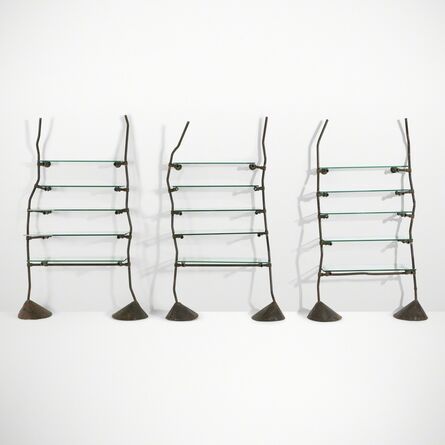 Ron Arad, ‘Set of three Unique and Custom shelves from Bazaar, London’, 1984