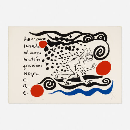 Alexander Calder, ‘Lo Oscuro Invade’, 1970