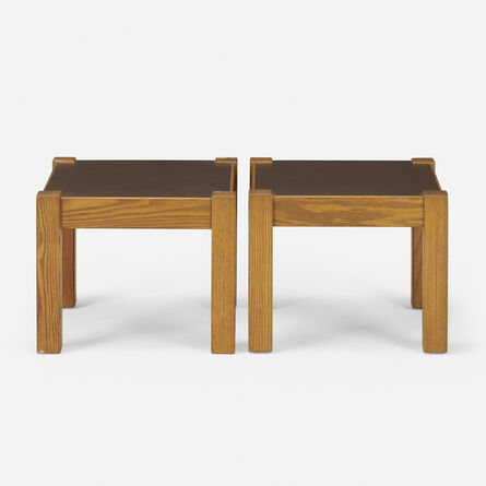Harvey Probber, ‘Series 61 occasional tables model 61-18.5, pair’, c. 1970
