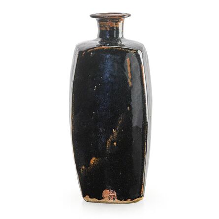 Leach Pottery, ‘Large vase, Tenmoku glaze, St. Ives, England’, 1970s