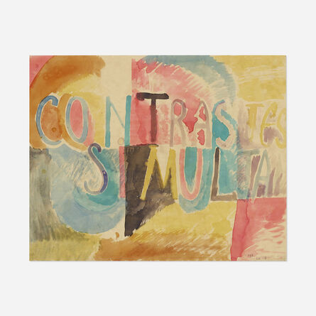 Sonia Delaunay, ‘Contrastes simultanés’, 1913