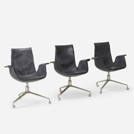 Preben Fabricius and Jørgen Kastholm, ‘Bird chairs, set of three’, c. 1965