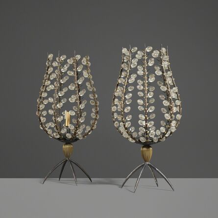 André Dubreuil, ‘Custom Perles Candleholders, Pair’, 1998-99
