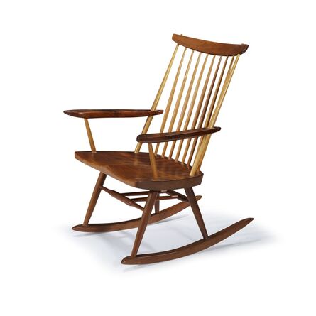 George Nakashima, ‘New Chair With Arms and Rockers, New Hope, Pennsylvania’, 1967