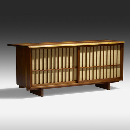 George Nakashima, ‘Custom Hi-Fi/Bar cabinet’, 1956