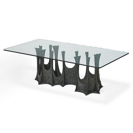 Paul Evans (1931-1987), ‘Sculptured Metal Dining Table (Pe 102), USA’, 1969