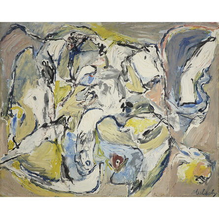 Pierre Alechinsky, ‘L’Œil Brun’, 1959