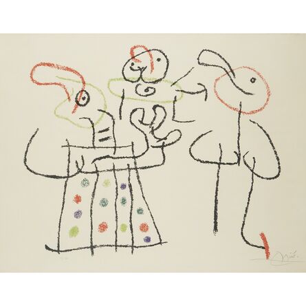 Joan Miró, ‘Ubu Aux Baleares Plate 12’, 1971