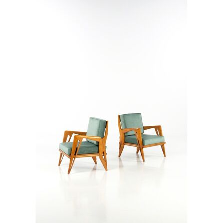 Attributed to Franco Campo and Carlo Graffi, ‘Pair of armchairs’, circa 1950