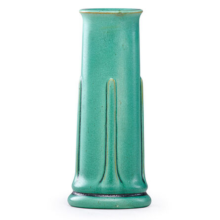 Teco, ‘Small vase, Terra Cotta, IL’, ca. 1910