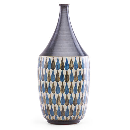 Harrison McIntosh, ‘Fine large vase with teardrop pattern, Claremont, CA’