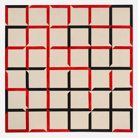 Alan Green, ‘Solid State (Red Black)’, 1967