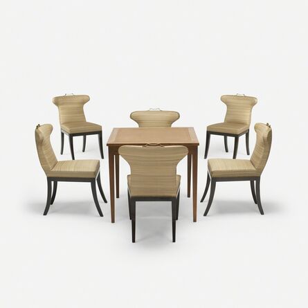 Albert Hadley, ‘Custom Table and Set of Six Chairs’, 2002