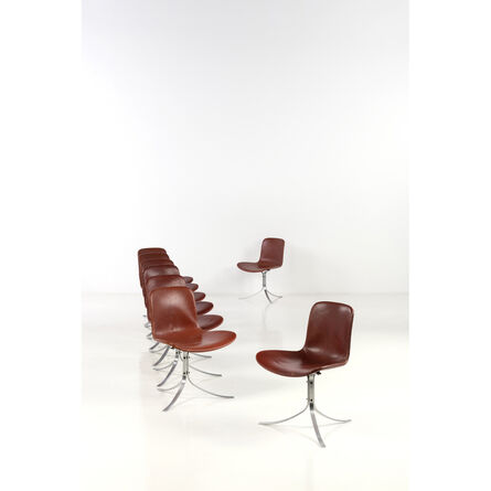 Poul Kjærholm, ‘PK9 Set of eight chairs’