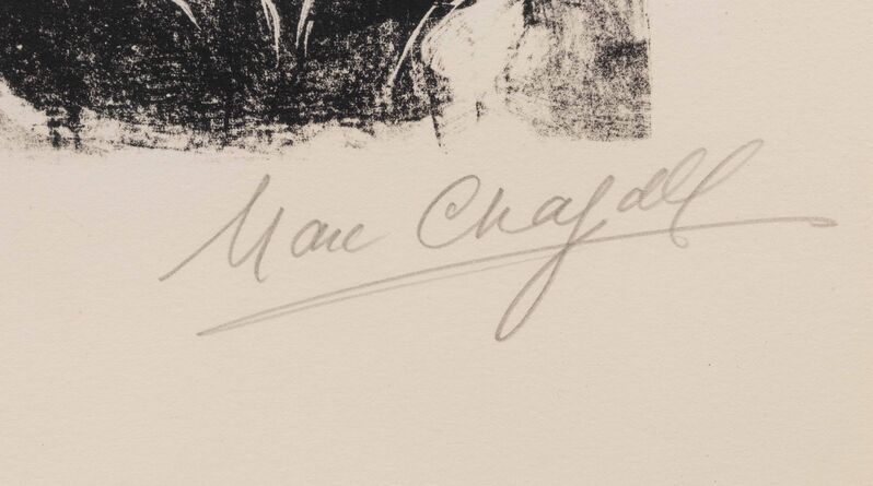 Marc Chagall, ‘La petit mariee (The Little Bride)’, 1977, Print, Color lithograph, Hindman