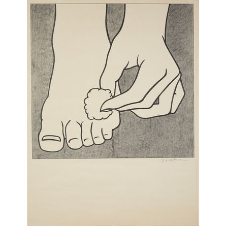 Roy Lichtenstein, ‘Foot Medication Poster’, 1963