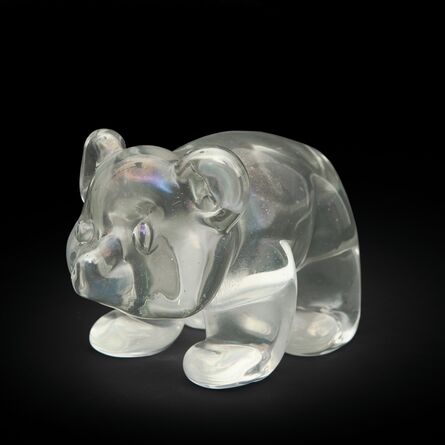 Flavio Poli, ‘Baby bear figure crystal made’, 19..