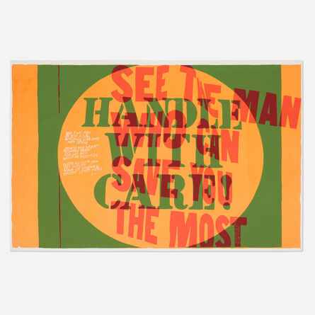 Corita Kent, ‘handle with care’, 1967
