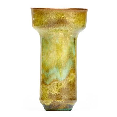 Gertrud Natzler, ‘Cylindrical vase, fine microcrystalline glaze, Los Angeles, CA’