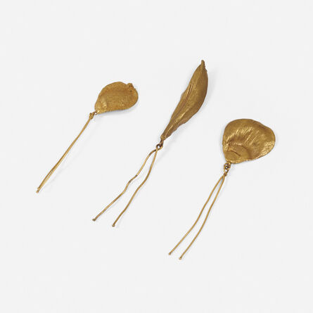 Claude Lalanne, ‘Hair pins, set of three’, c. 1970