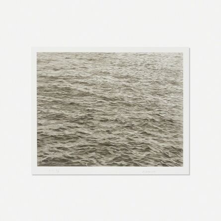 Vija Celmins, ‘Ocean with Cross #1’, 2005