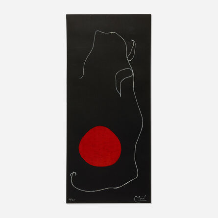 Joan Miró, ‘Oiseau devant le soleil’, 1961