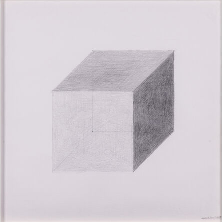 Sol LeWitt, ‘Cube on Perspective’, 1982