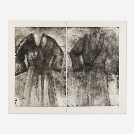 Jim Dine, ‘2 Robes (Fern's, Acid and Water) (diptych)’, 1976