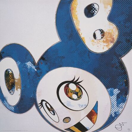 Takashi Murakami, ‘And Then X 6 (blue: The Polke Method)’, 2012
