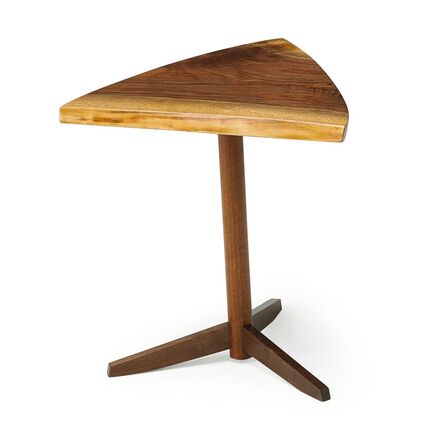 George Nakashima, ‘Pedestal Side Table’, 1965