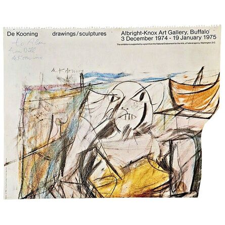 Willem de Kooning, ‘Albright Knox Gallery Program Cover’, 1975