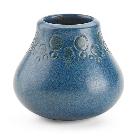 Arthur Baggs, ‘Marblehead, Rare Vase With Circles, Marblehead, MA’, 1920s