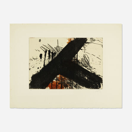 Antoni Tàpies, ‘Le T renverse’, 1969