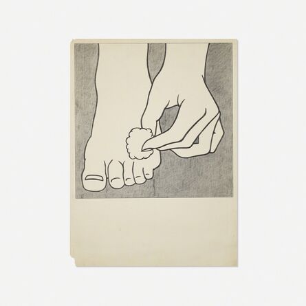 Roy Lichtenstein, ‘Foot Medication poster’, 1963