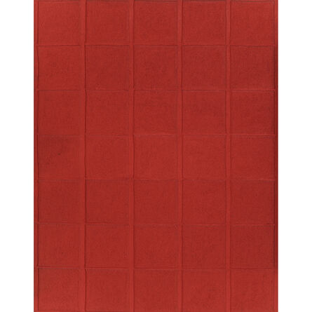 Bernard Aubertin, ‘Monochrome rouge A3 (Serviette éponge)’, 1962-1977