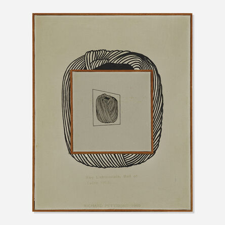 Richard Pettibone, ‘Roy Lichtenstein, "Ball of Twine," 1963’, 1965