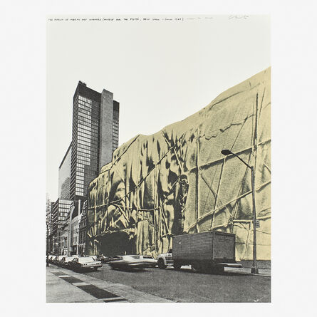 Christo, ‘The Museum of Modern Art, Wrapped (Front), Project for New York’, 1971