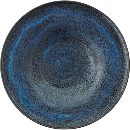 Gertrud Natzler, ‘Fine flaring low bowl, Midnight Sky Deep Blue Crystalline glaze, Los Angeles, CA’, 1963