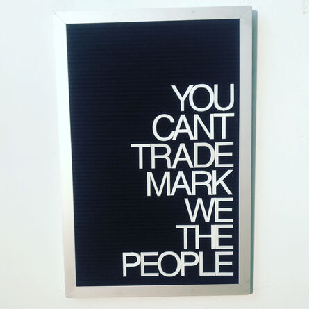 Maynard Monrow, ‘Untitled (Trade Mark)’, 2022
