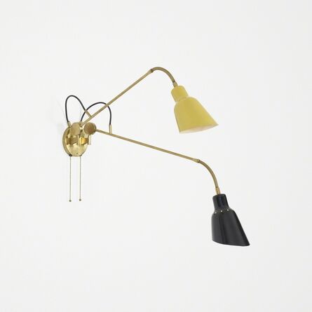 Angelo Lelii, ‘Rare articulated wall lamp’, c. 1951