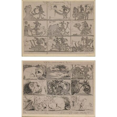 Pablo Picasso, ‘SUEÑO Y MENTIRA DE FRANCO (B. 297-298; BAER 615-616; CRAMER BOOKS 28)’, 1937
