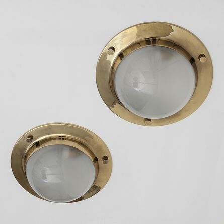 Luigi Caccia Dominioni, ‘A pair of ceiling lamps  'LSP6' model ('Tommy')’, 1965