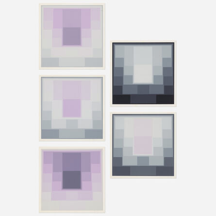 Karl Gerstner, ‘Untitled (five works)’, c. 1970