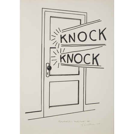 Roy Lichtenstein, ‘Knock, Knock Poster’, 1975