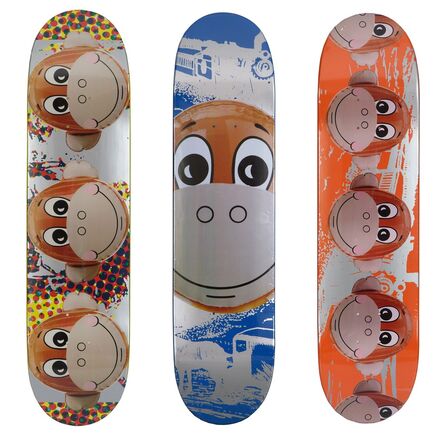Jeff Koons, ‘Monkey Train Skate Deck’, 2006