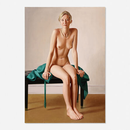 Ron Schwerin, ‘Seated Nude on a Piano Bench’, 1997