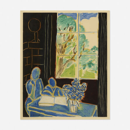 After Henri Matisse, ‘Blue Figures Reading’, c. 1948