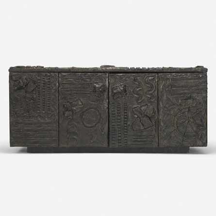 Paul Evans (1931-1987), ‘Sculpted Bronze cabinet’, 1970