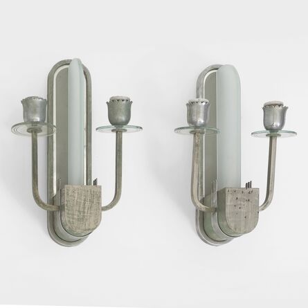 ‘A PAIR OF WALL LAMPS’, 1930's